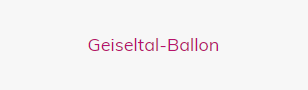 Geiseltal-Ballon